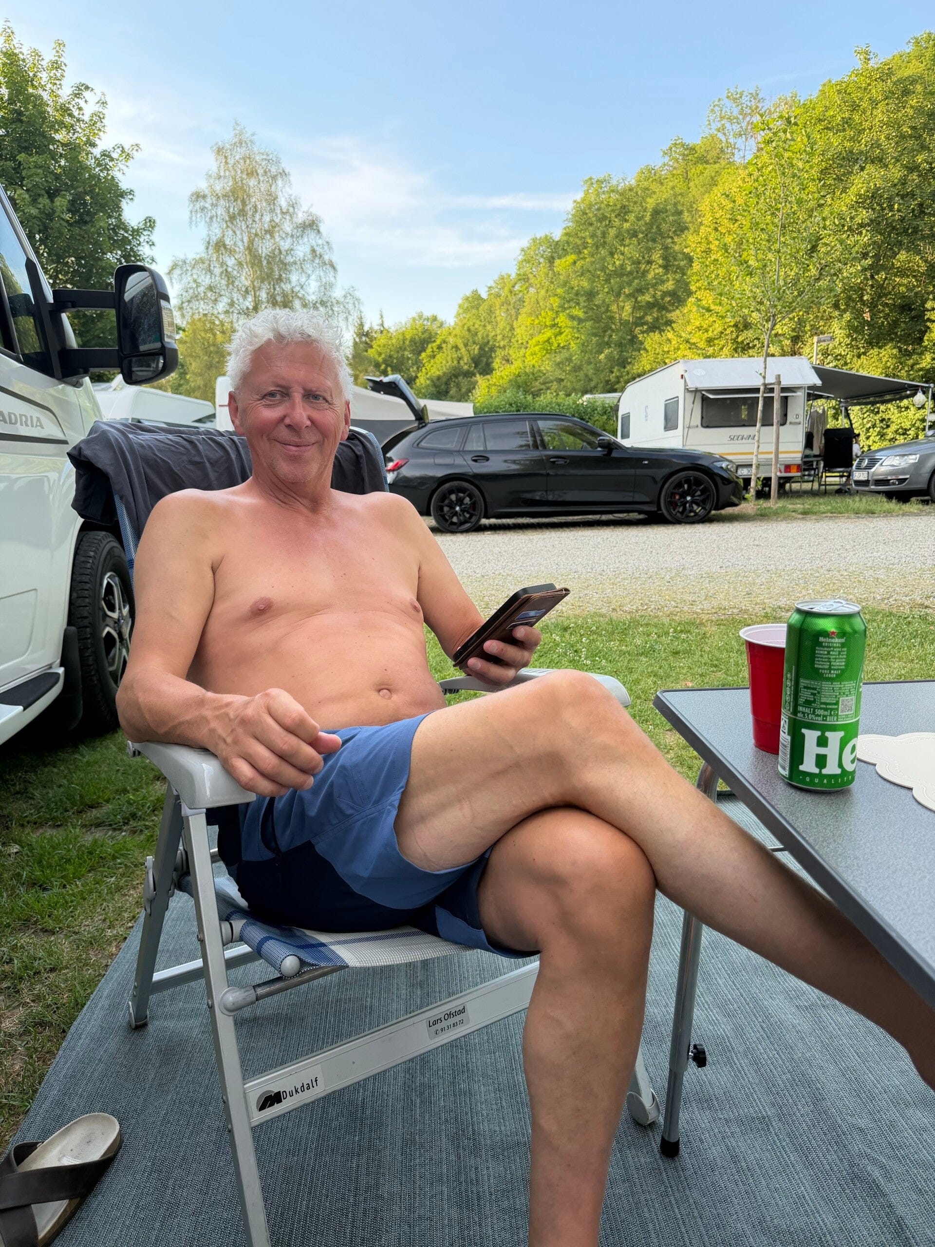 Kveldsstemning ved Camping Tauberromantik